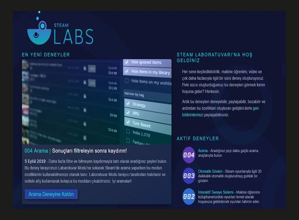 Steam Labs